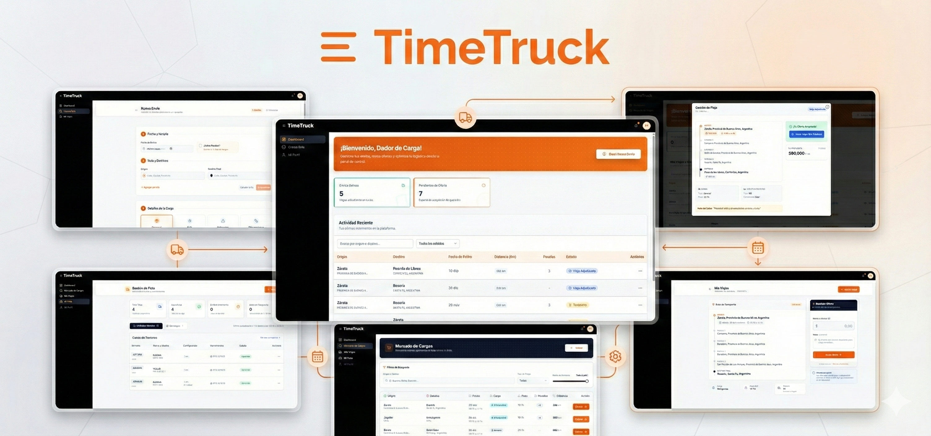 Panel de Control TimeTruck